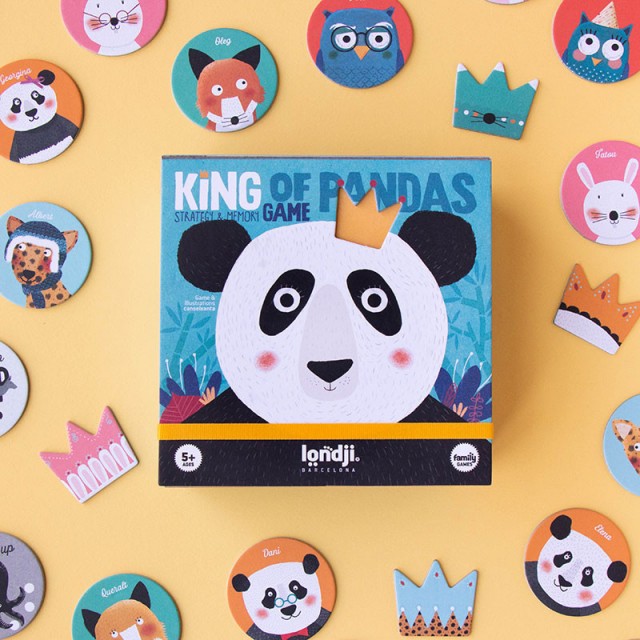 LONDJI  - King Of Pandas Επιτραπέζιο παιχνίδι στρατηγικής και μ΄νήμης